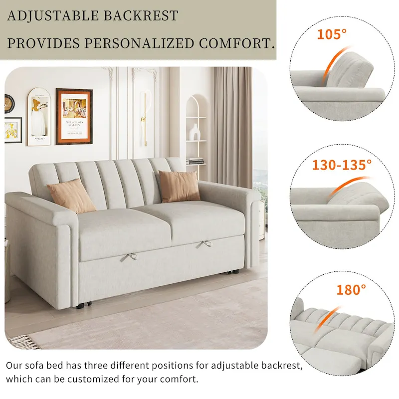 Versatile Soft Cushion Sofa Bed