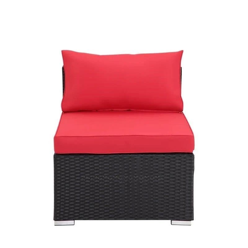 Moshannon Wicker/Rattan 6 - Person Seating Group with Cushions