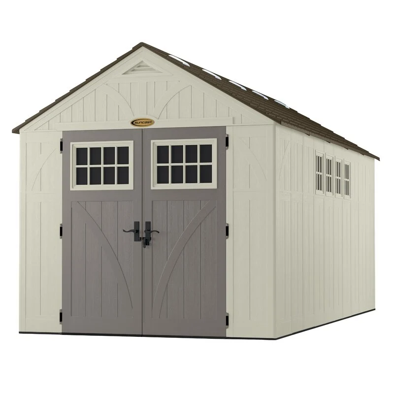 Tremont Outdoor 8 ft. W x 16 ft. D Plastic Storage Shed