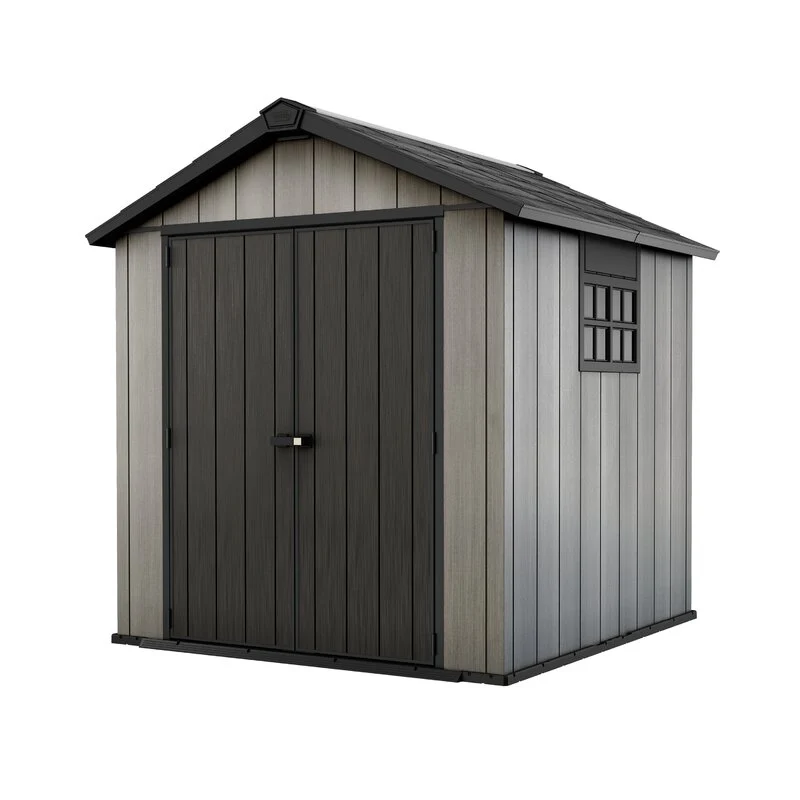 Oakland 7.5 ft. W x 7.5 ft. D Plastic Storage Shed