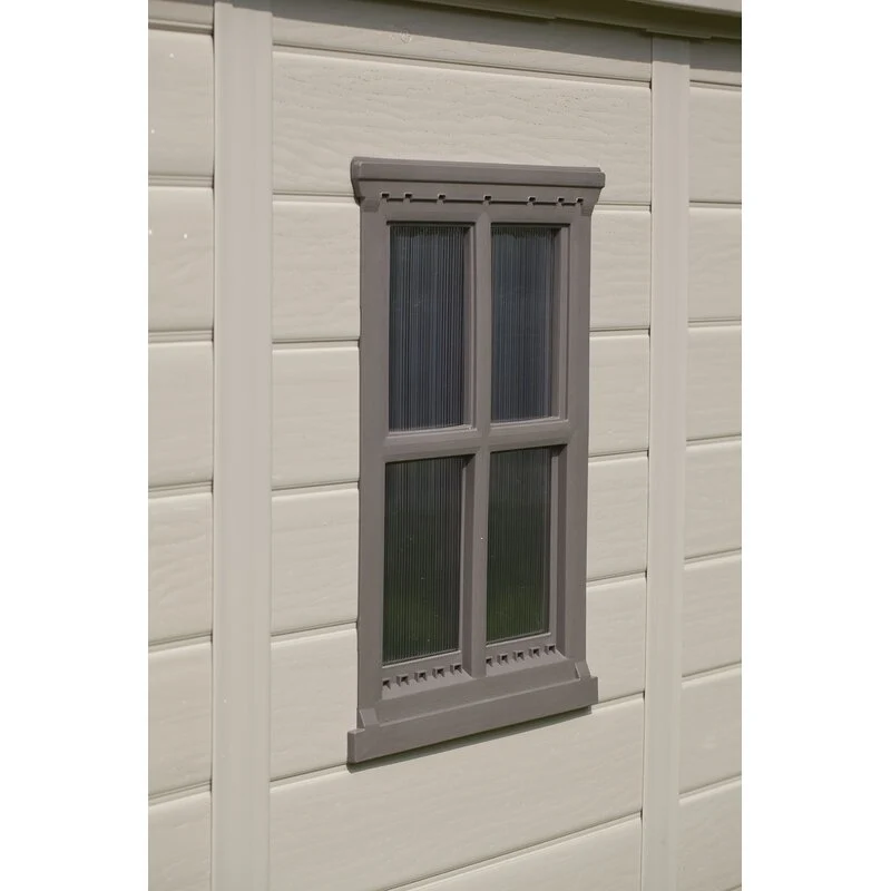 Factor 8 ft. W x 11 ft. D Resin Storage Shed