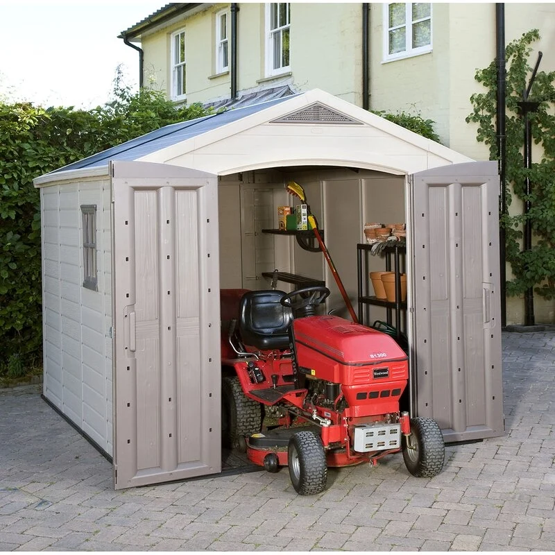Factor 8 ft. W x 11 ft. D Resin Storage Shed