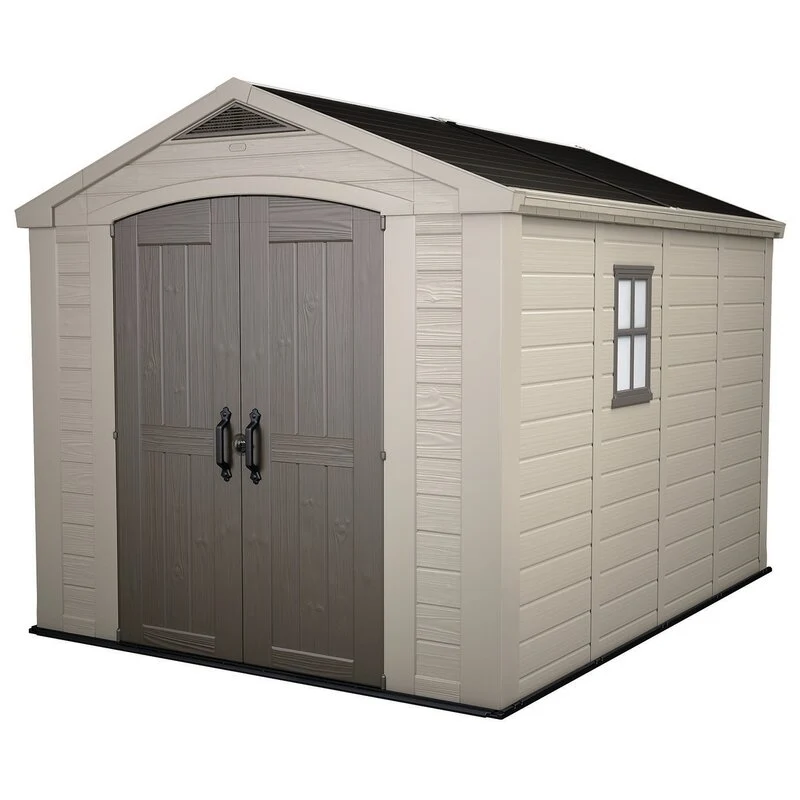 Factor 8 ft. W x 11 ft. D Resin Storage Shed