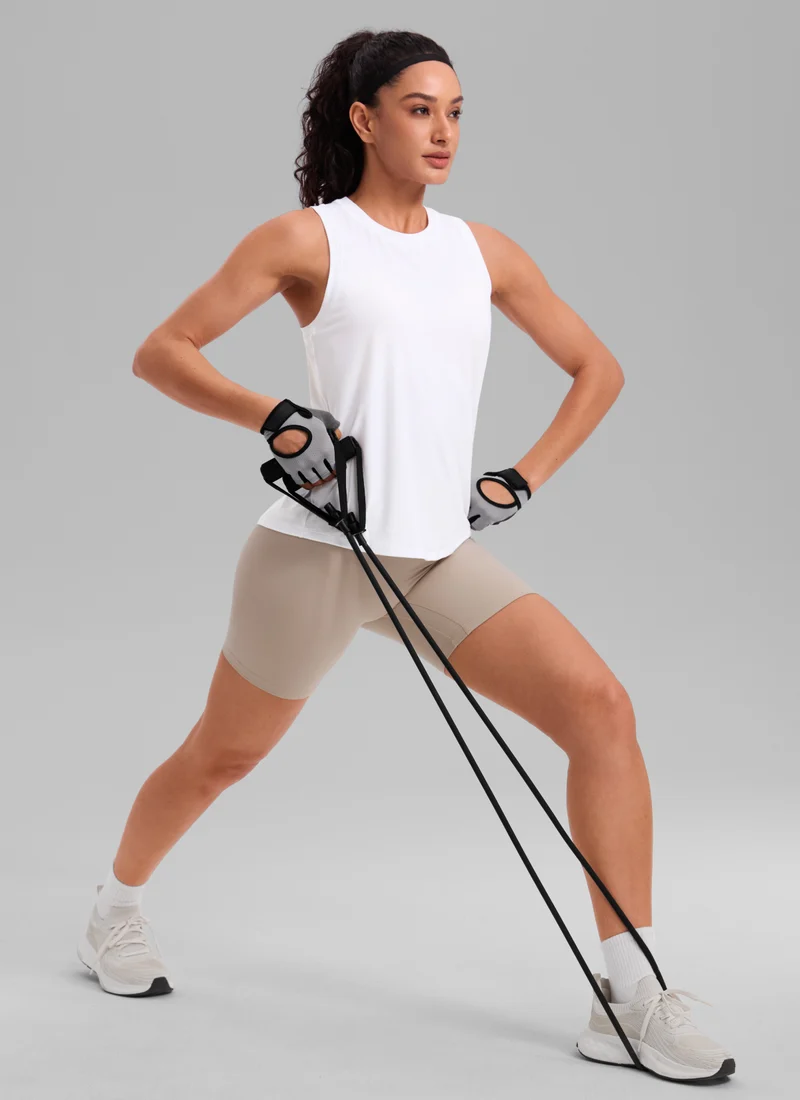Quick Dry Racerback Hip Length Tank