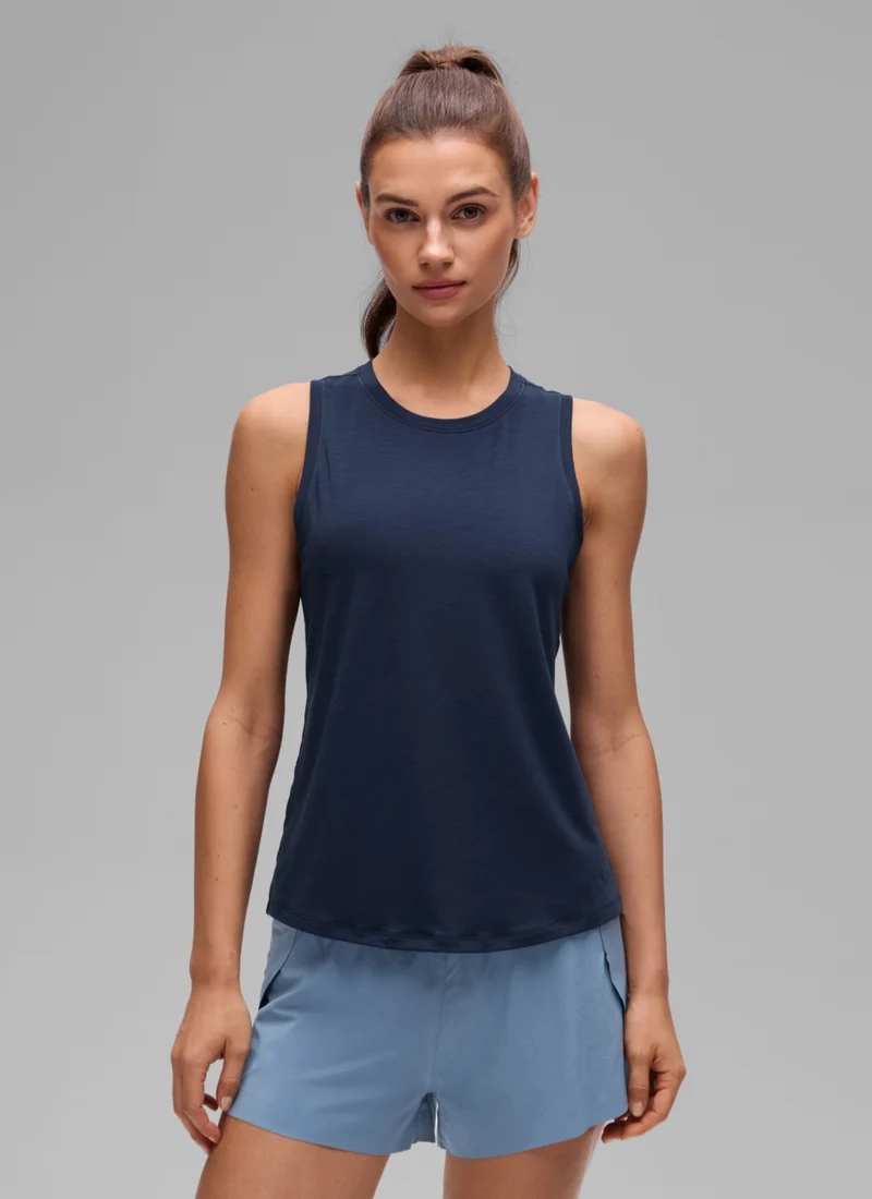 Quick Dry Racerback Hip Length Tank