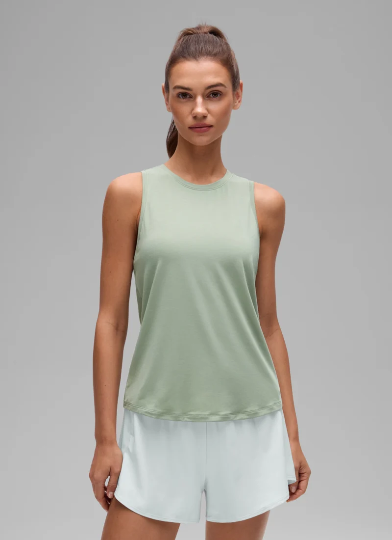 Quick Dry Racerback Hip Length Tank