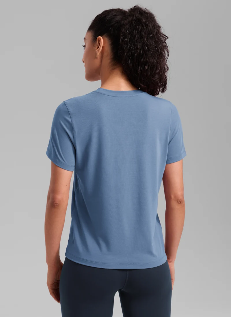 Quick Dry Crewneck Hip Length Short Sleeve