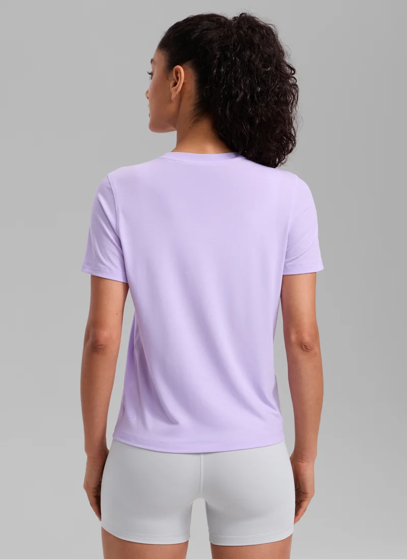Quick Dry Crewneck Hip Length Short Sleeve
