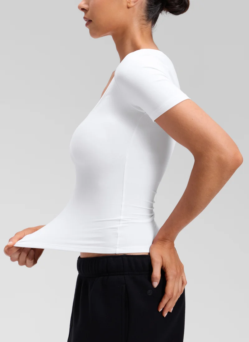 Softembrace U Neck Tight Fit Short Sleeve