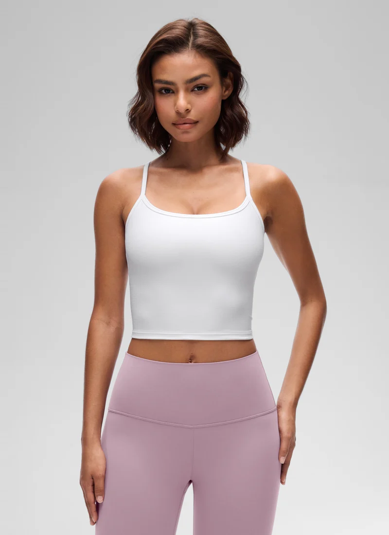 Low Cut U Neck Y Back Shelf Bra Tank