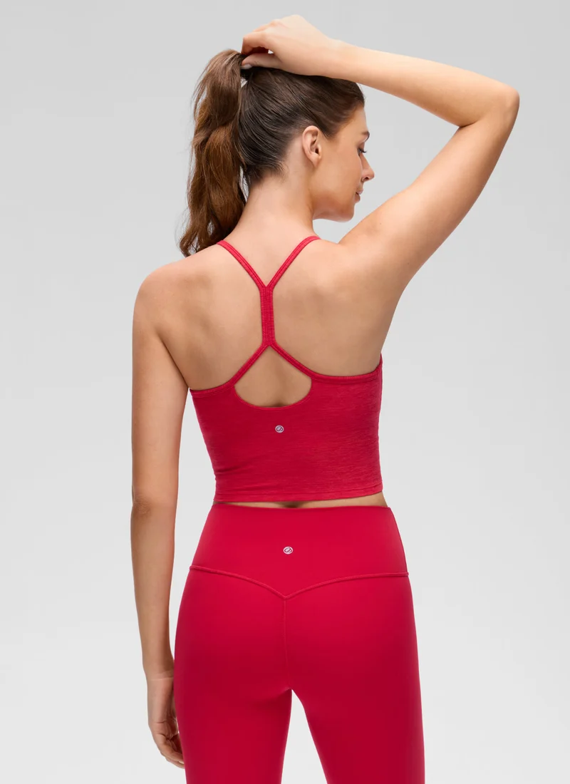 Low Cut U Neck Y Back Shelf Bra Tank
