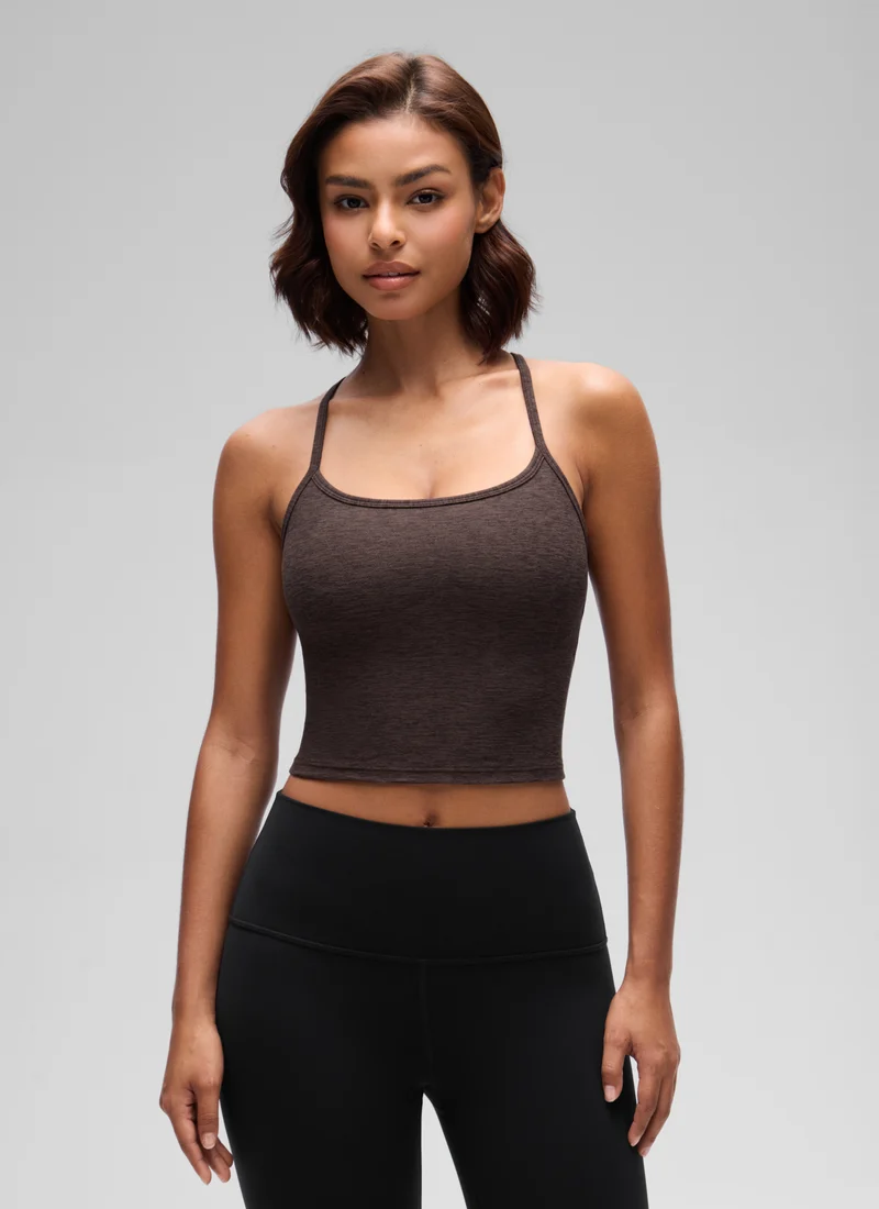 Low Cut U Neck Y Back Shelf Bra Tank