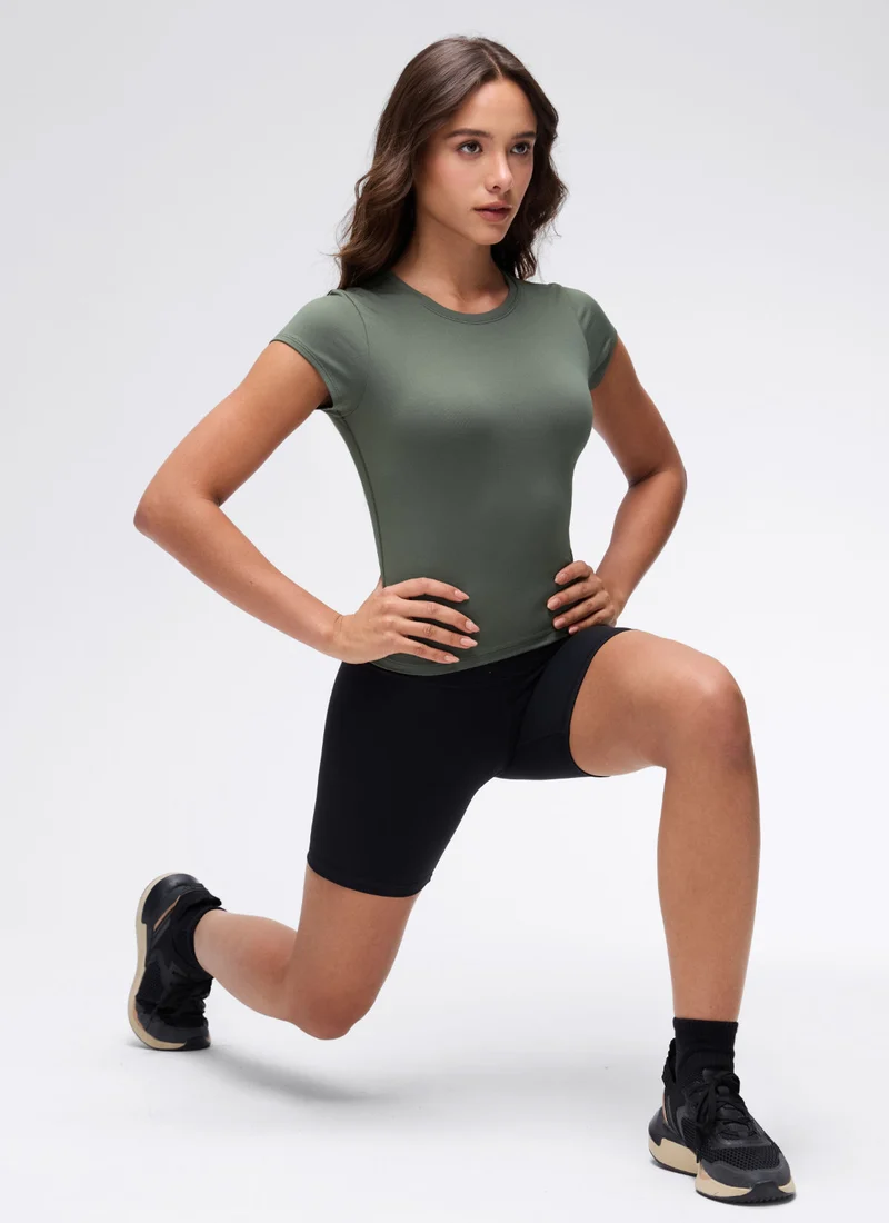 Cloud Jersey Waist Length Short Sleeve
