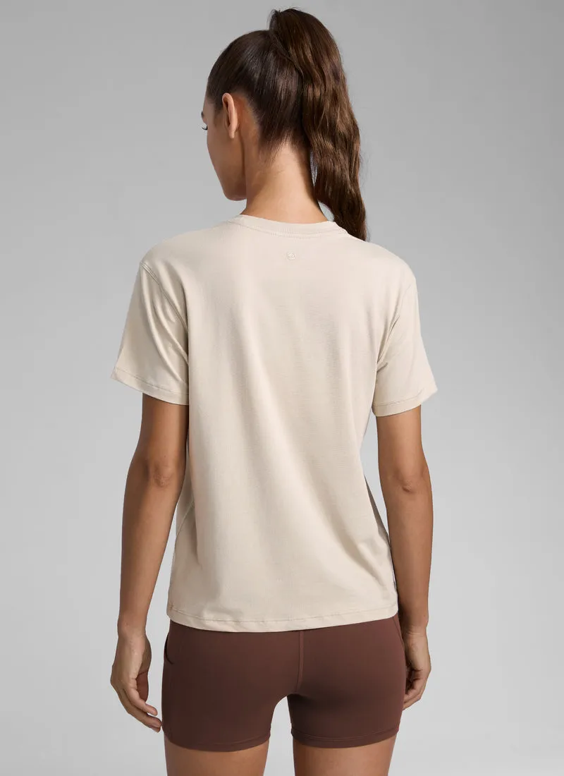 Poly Cotton-Blend Short Sleeves