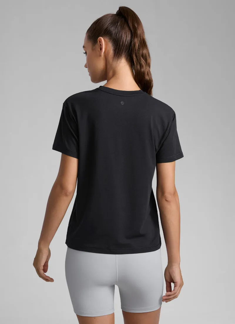 Poly Cotton-Blend Short Sleeves
