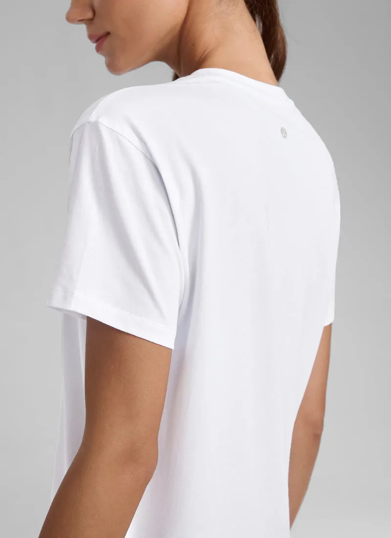 Poly Cotton-Blend Short Sleeves