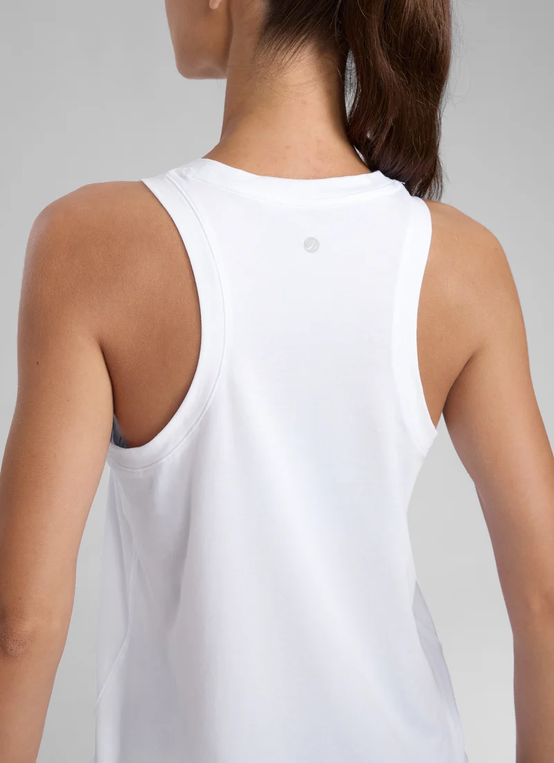 Poly Cotton-Blend Racerback Tank
