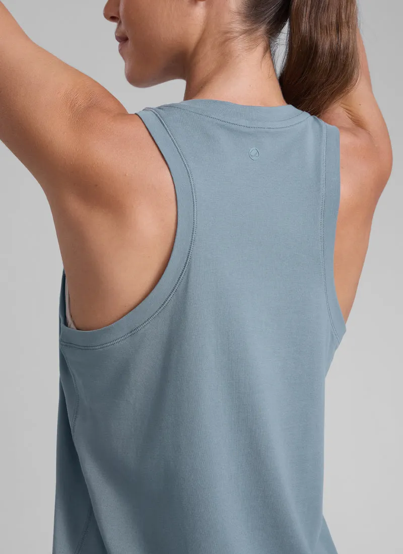 Poly Cotton-Blend Racerback Tank