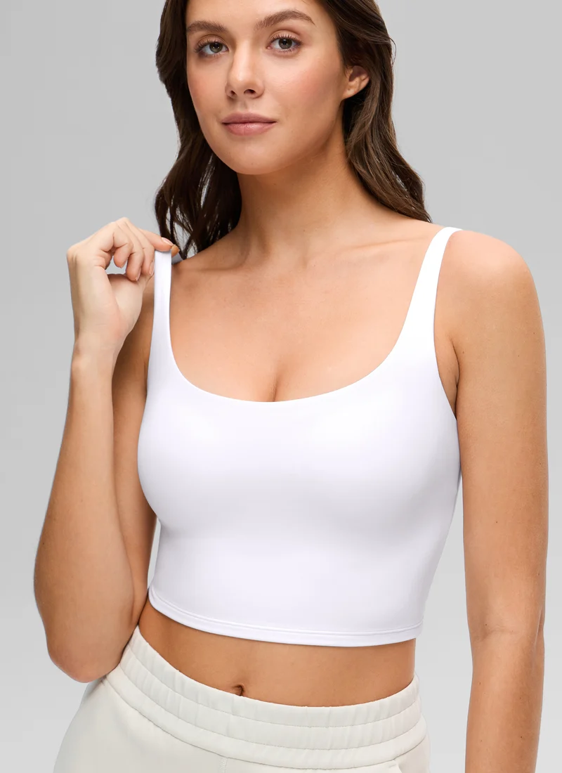 Butterluxe Soft Double Lined Square Neck Tank