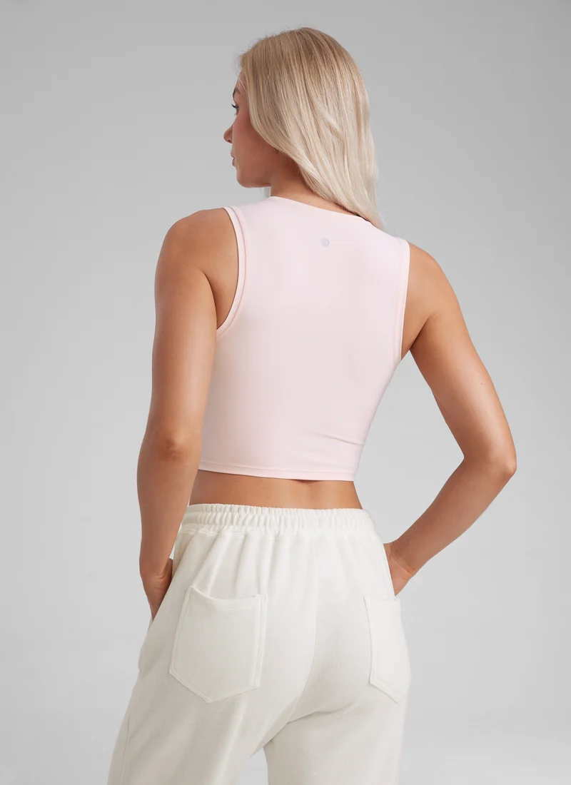 Butterluxe Soft Double Lined High Neck Tank