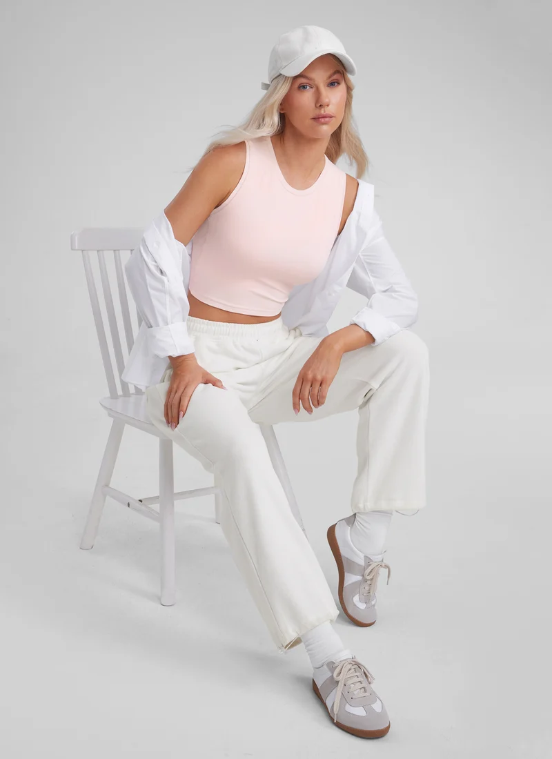 Butterluxe Soft Double Lined High Neck Tank