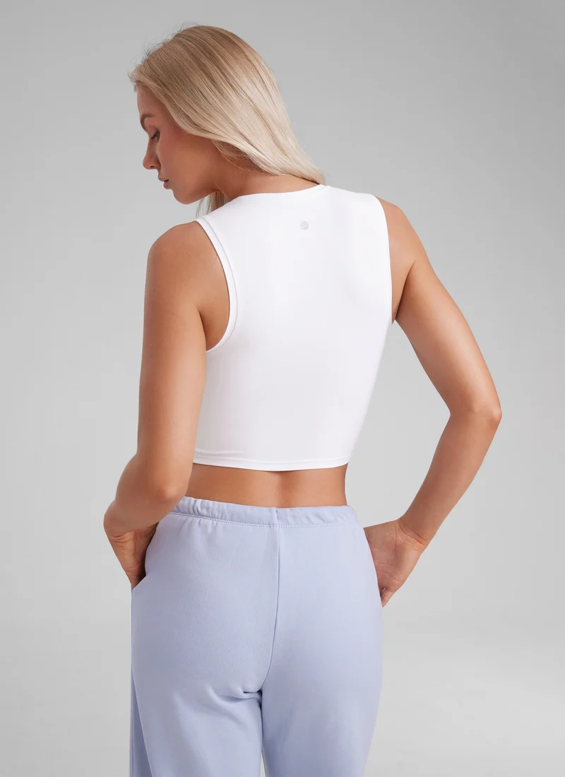 Butterluxe Soft Double Lined High Neck Tank