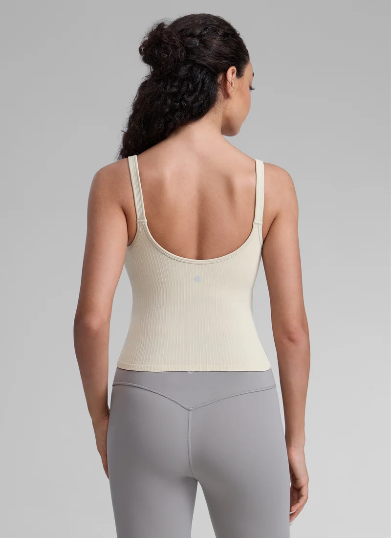 Seamless U Back Built in Bra Tank
