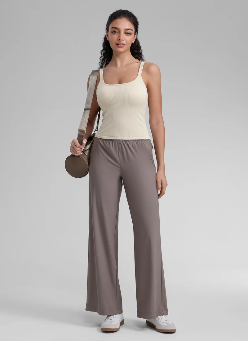 Seamless U Back Built in Bra Tank