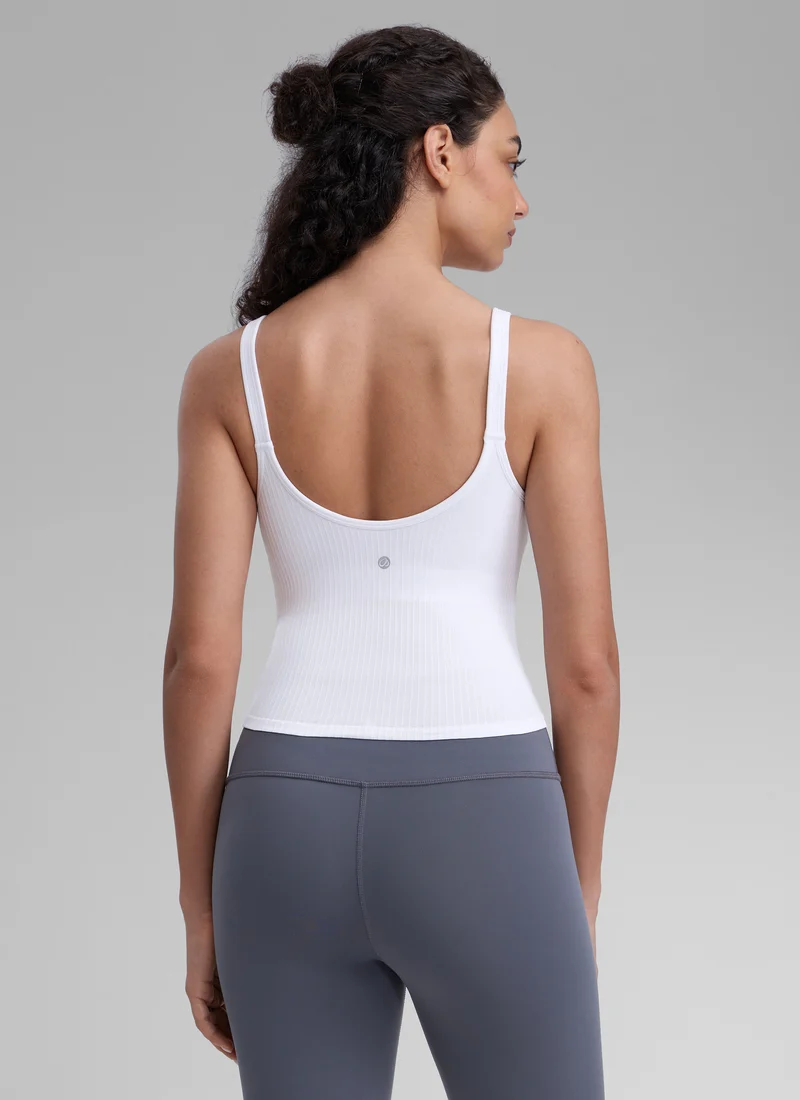 Seamless U Back Built in Bra Tank