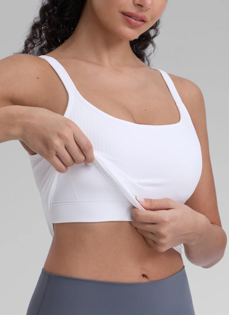 Seamless U Back Built in Bra Tank
