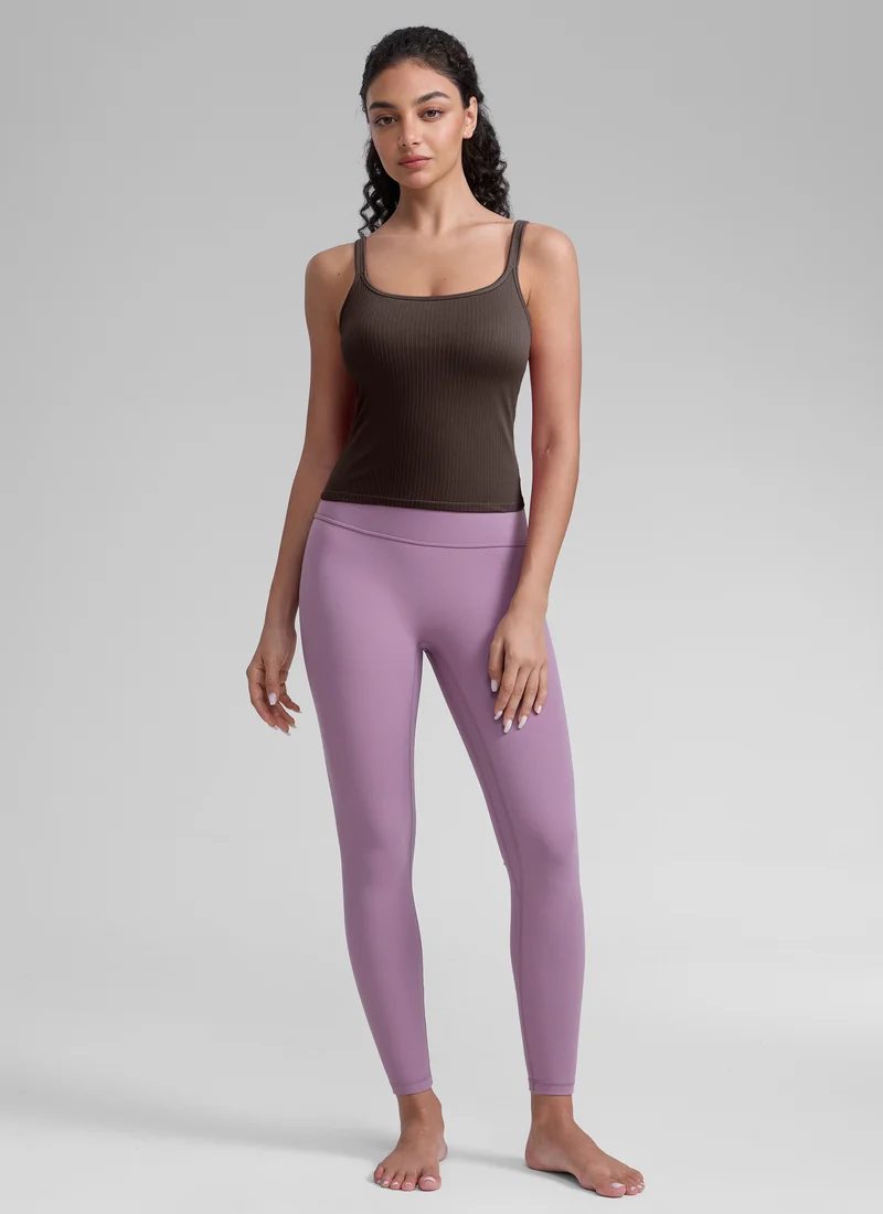 Seamless U Back Built in Bra Tank