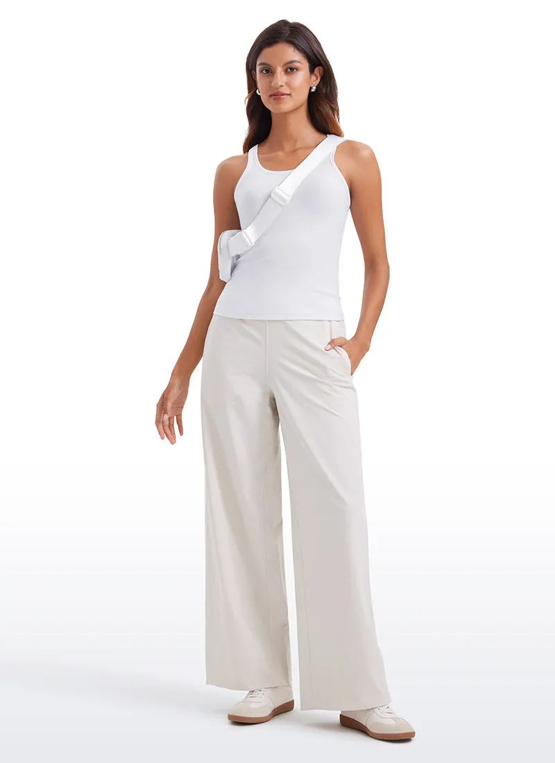 Ribbed Waist Length Modal Racerback Tank