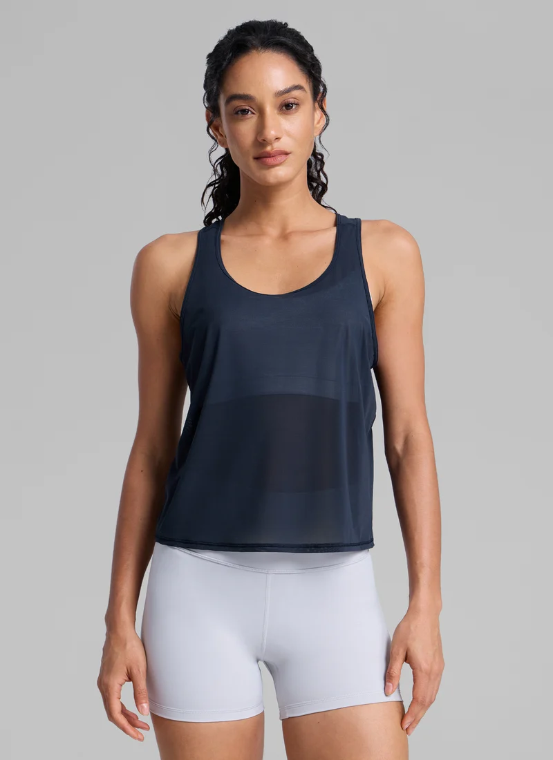 Mesh Relaxed Fit Workout Breathable Tank