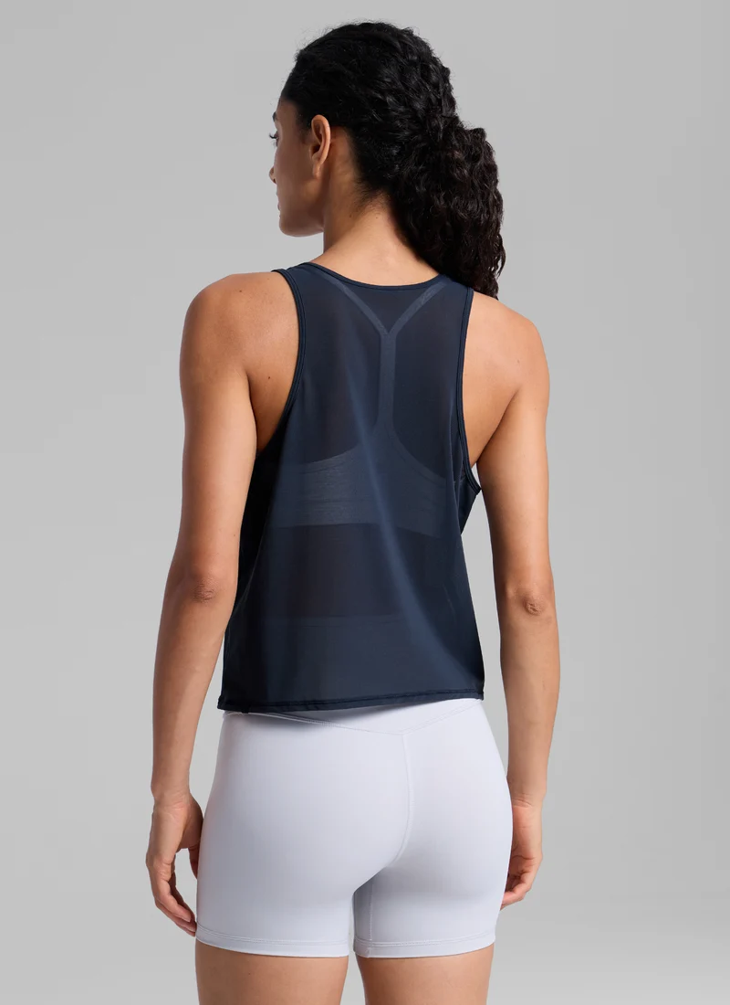 Mesh Relaxed Fit Workout Breathable Tank