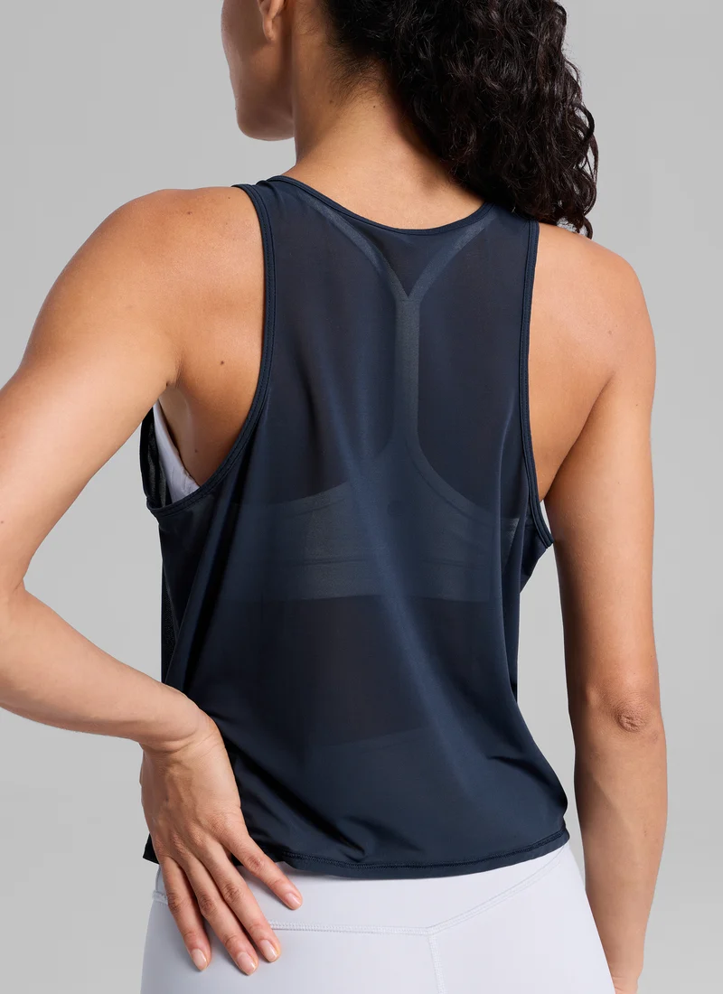 Mesh Relaxed Fit Workout Breathable Tank