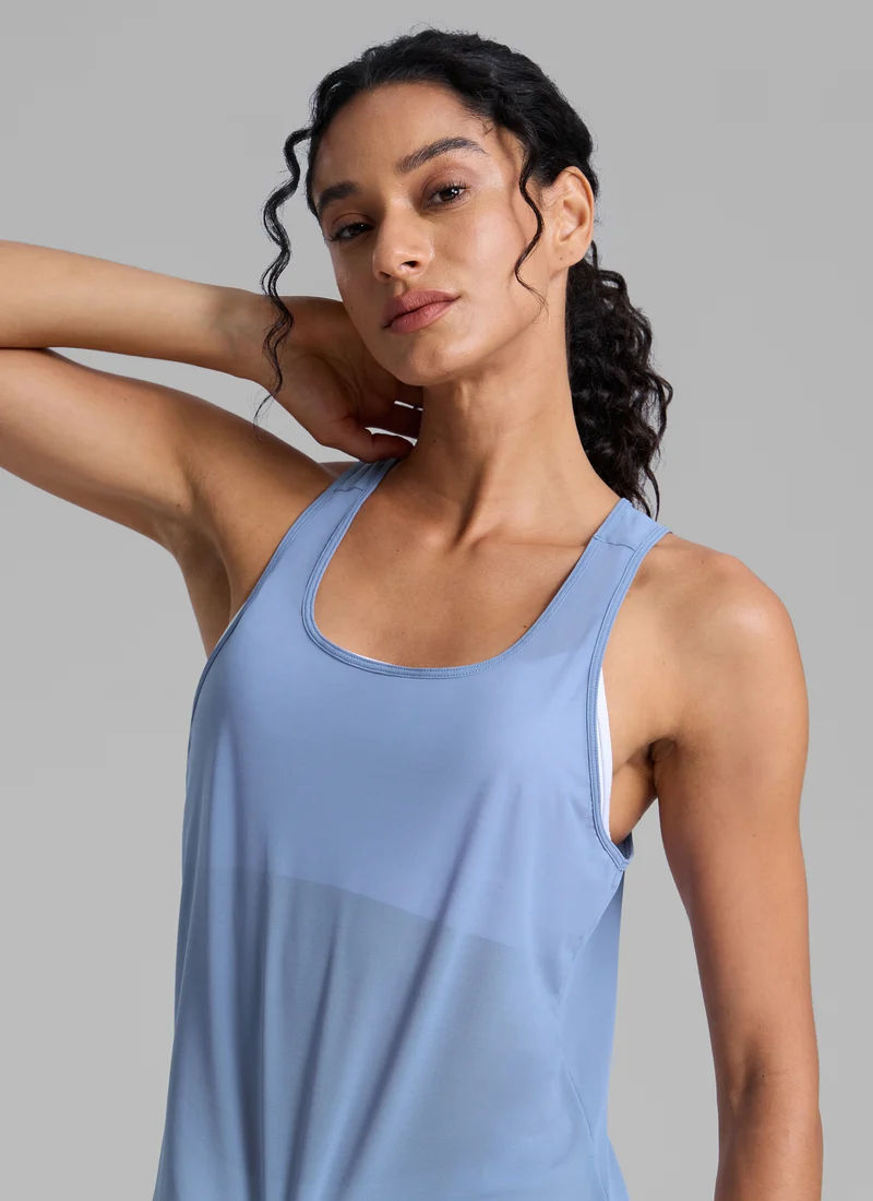 Mesh Relaxed Fit Workout Breathable Tank