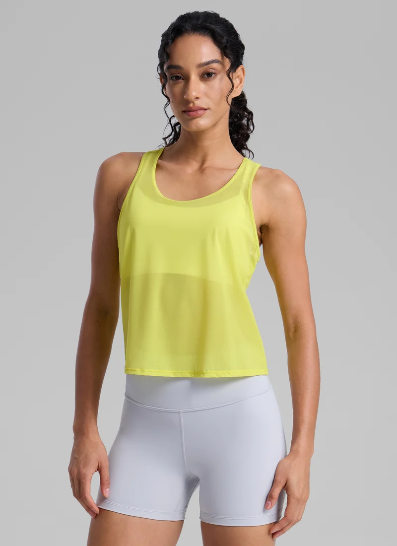Mesh Relaxed Fit Workout Breathable Tank