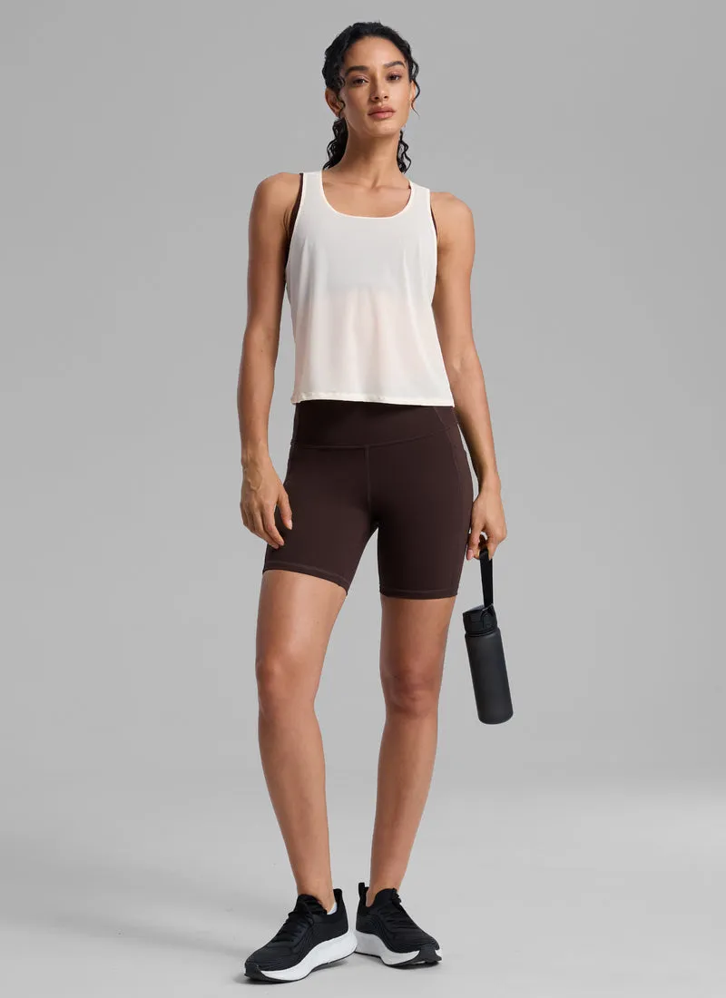 Mesh Relaxed Fit Workout Breathable Tank