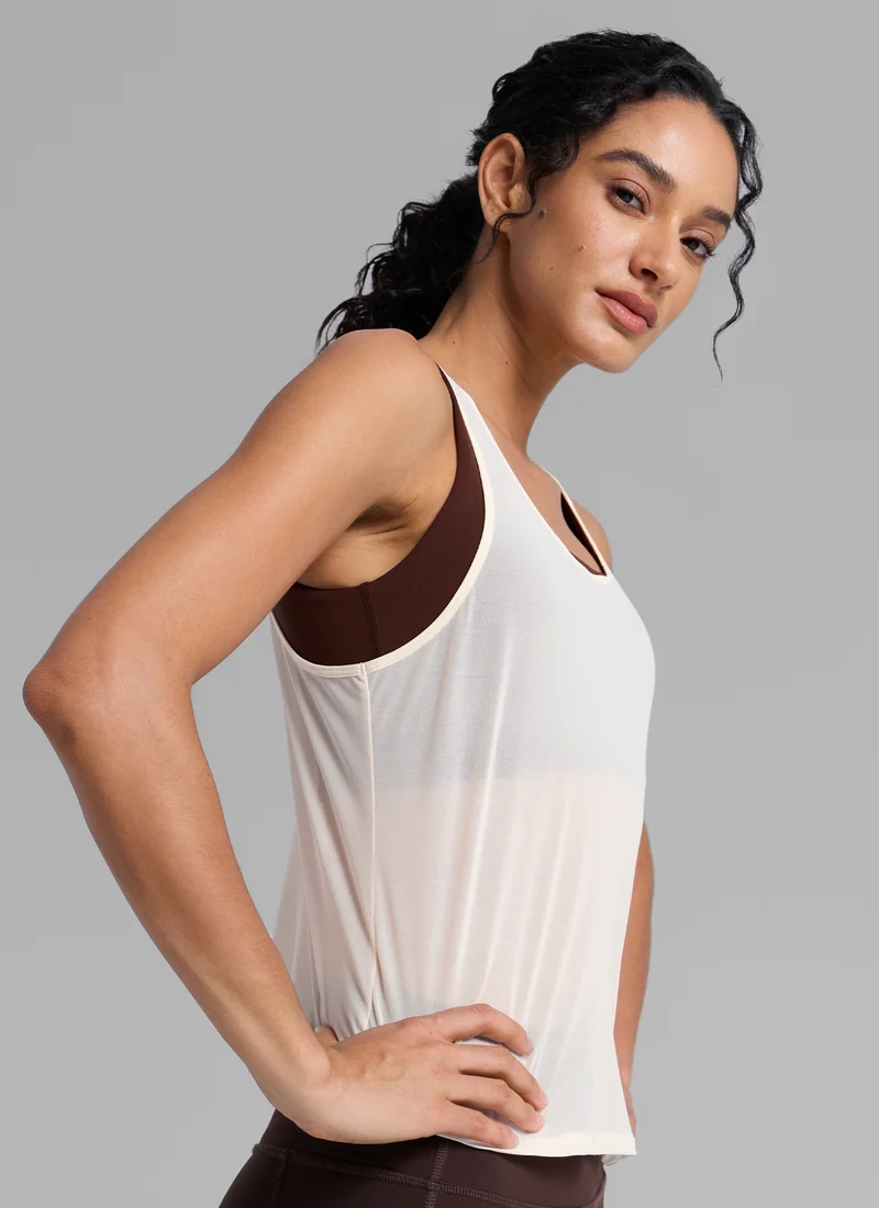 Mesh Relaxed Fit Workout Breathable Tank
