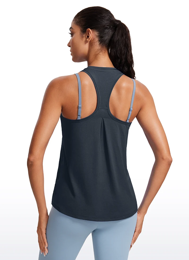 Racerback Casual Sleeveless Tank