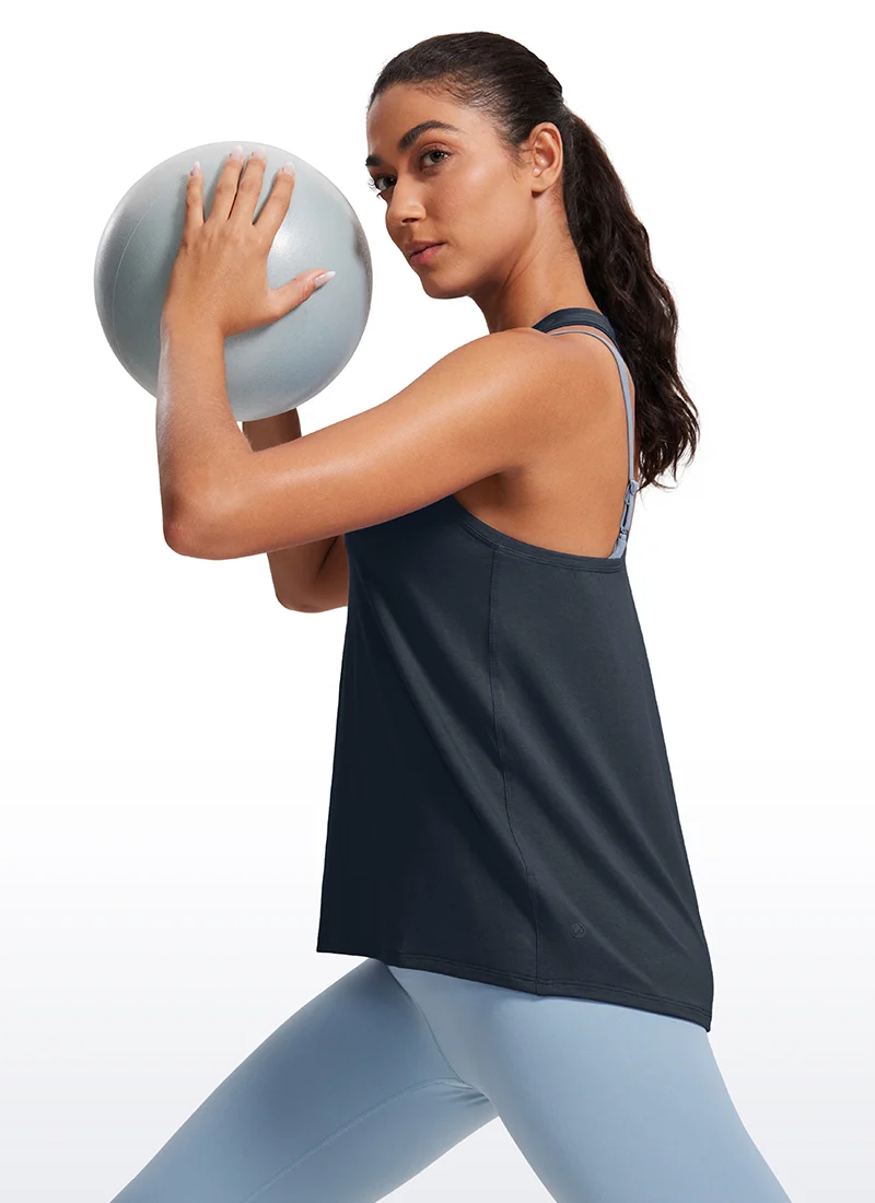 Racerback Casual Sleeveless Tank