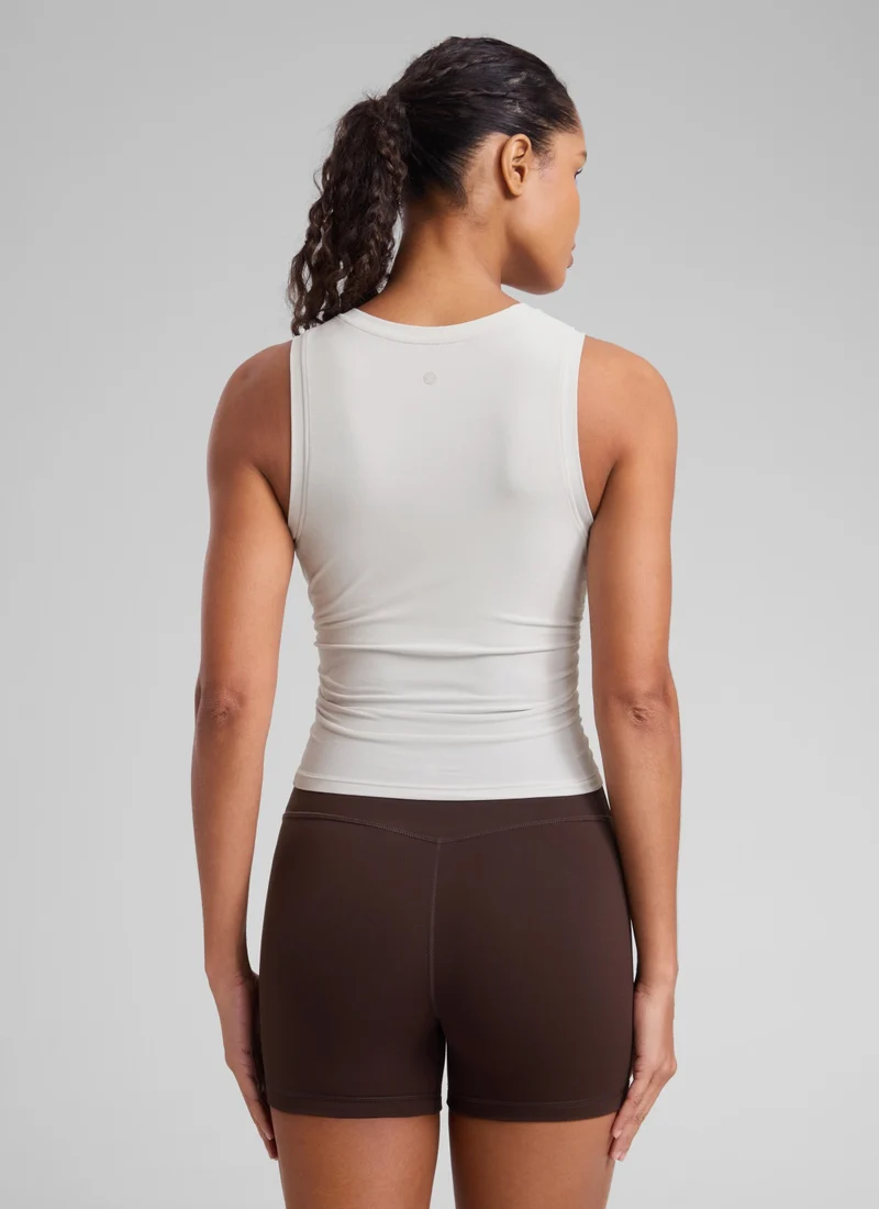 Cloudweight High Neck Ruched Tank