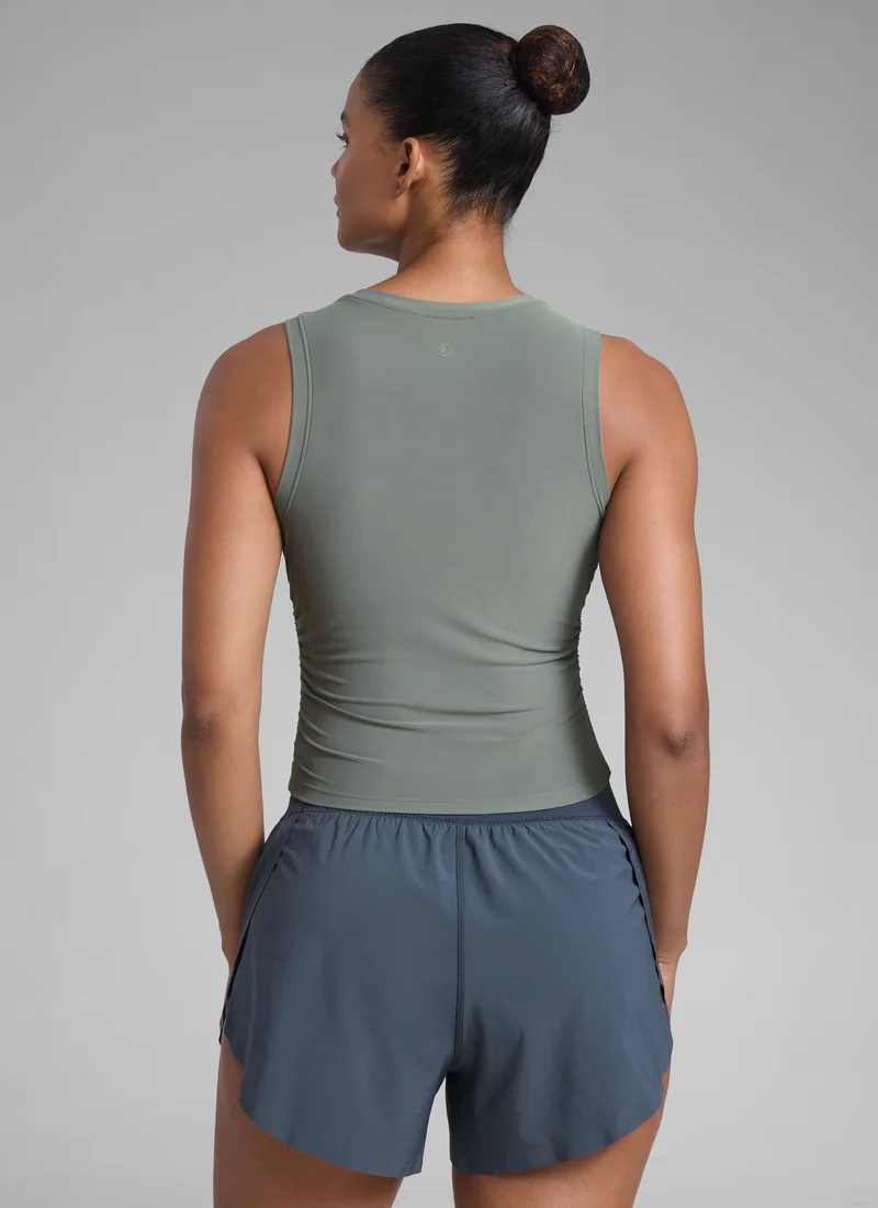 Cloudweight High Neck Ruched Tank