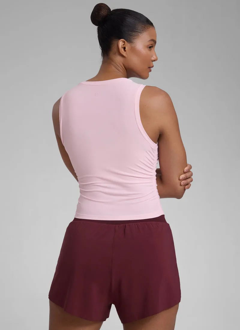Cloudweight High Neck Ruched Tank