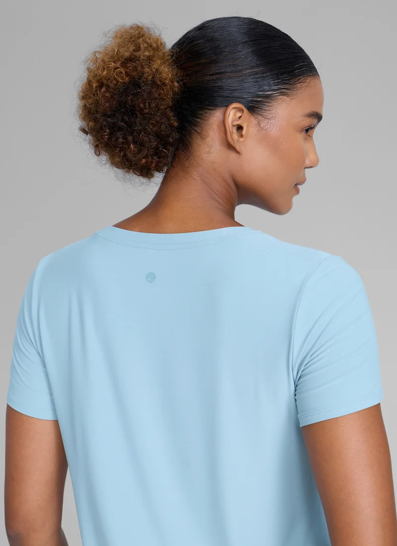 Cloudweight Crewneck Side Slit Short Sleeve
