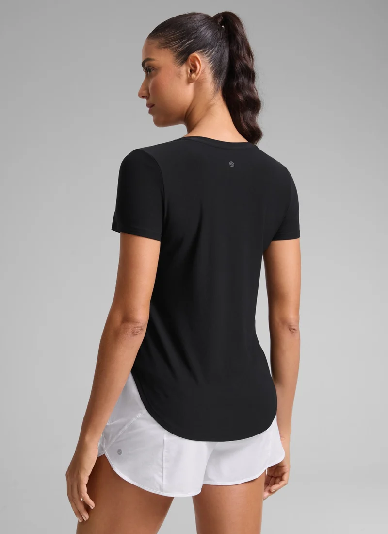Cloudweight Crewneck Side Slit Short Sleeve
