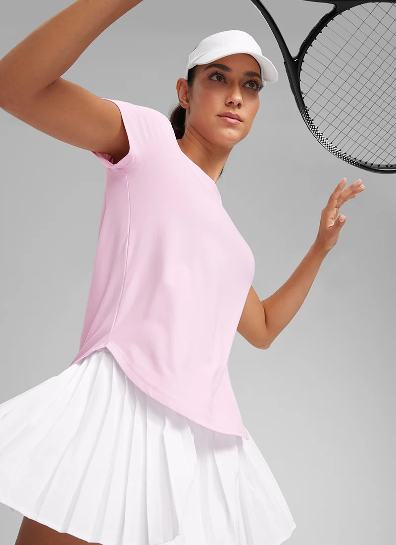 Cloudweight Crewneck Side Slit Short Sleeve