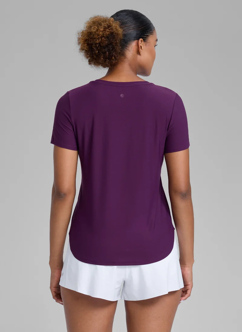 Cloudweight Crewneck Side Slit Short Sleeve