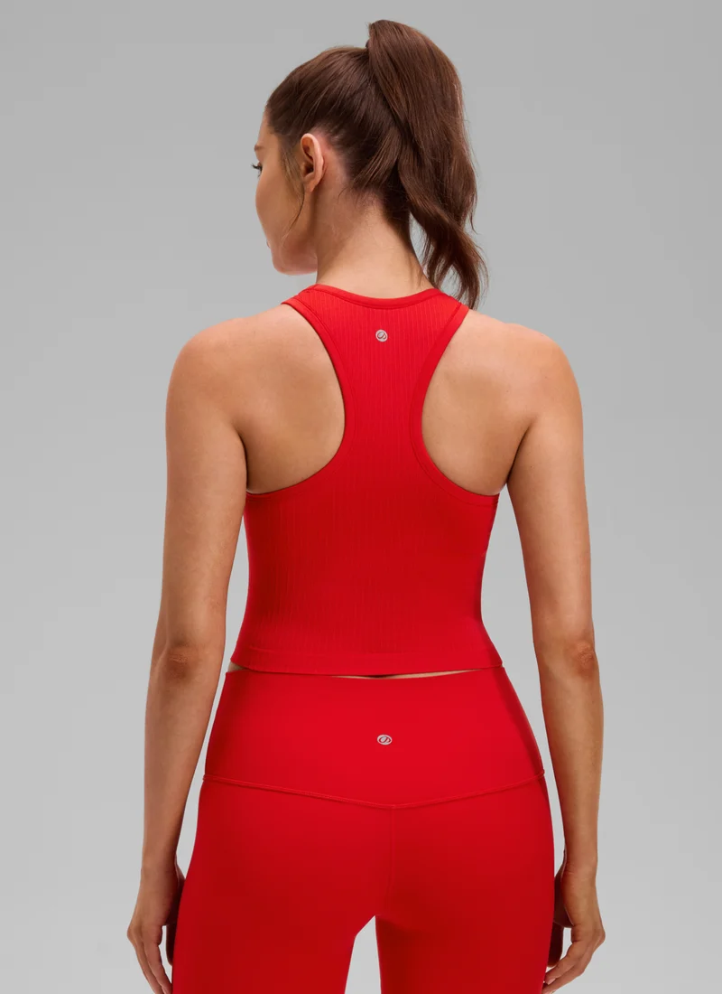 Seamless Ribbed Racerback Crop Tank