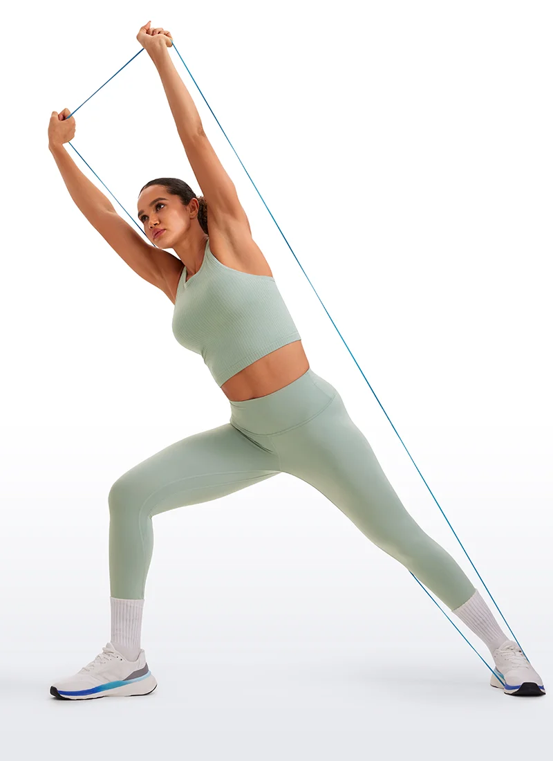 Seamless Ribbed Racerback Crop Tank